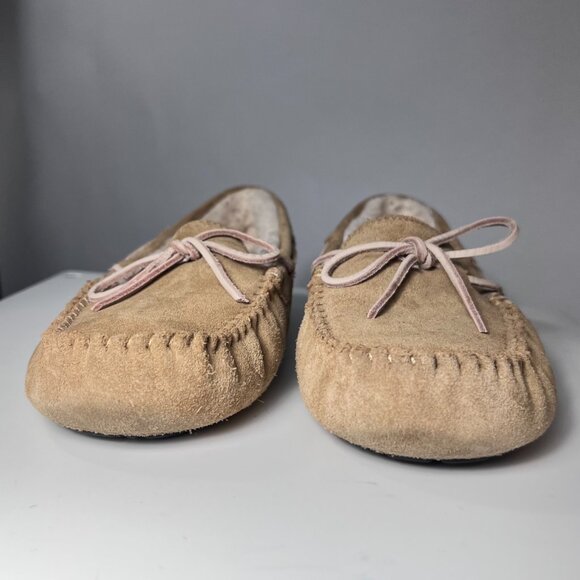 UGG Women Dakota Slippers Tan Suede 9 - Picture 4 of 10